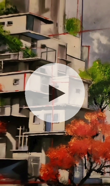 ArteDiAlina.com painting: Little windows